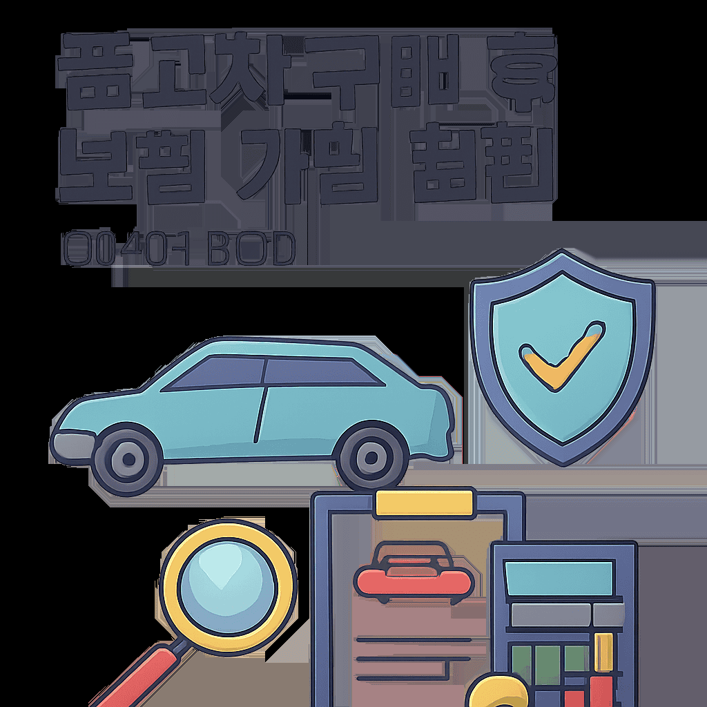 88카, 중고차 구매 후 보험 가입 꿀팁 (최저가 비교) 1 image 31