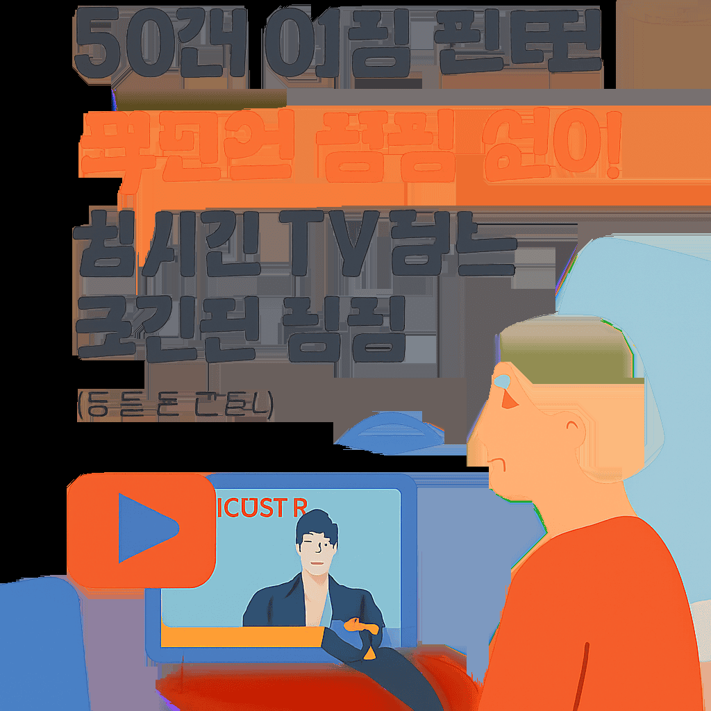 * "50대 이상 필독! 복잡한 설정 없이 실시간 TV 보는 초간단 방법 (어르신 맞춤)" 1 image 5